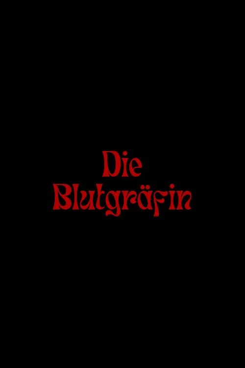 Кровавая графиня постер
