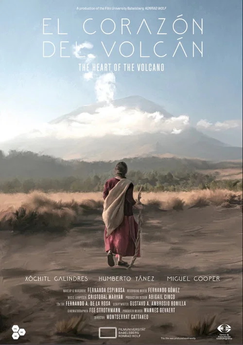 El corazón del volcán постер