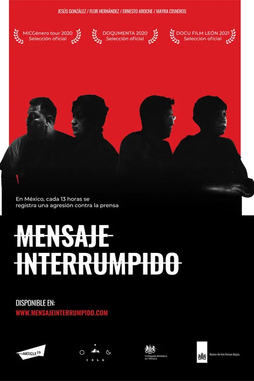 Mensaje interrumpido постер