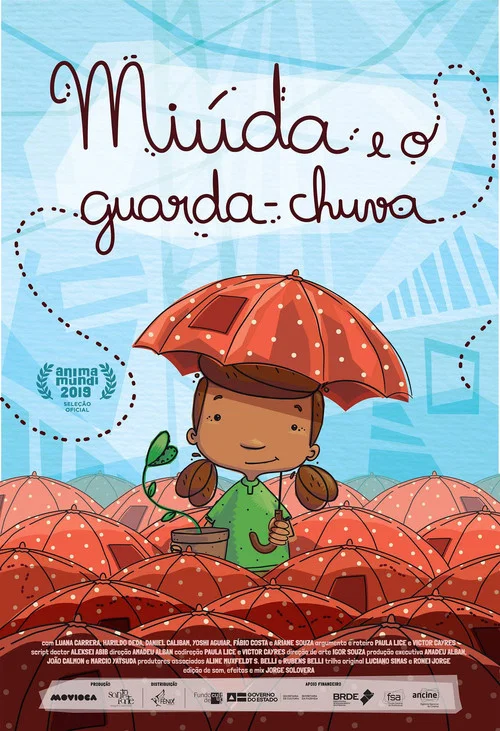 Miúda e o Guarda-Chuva постер