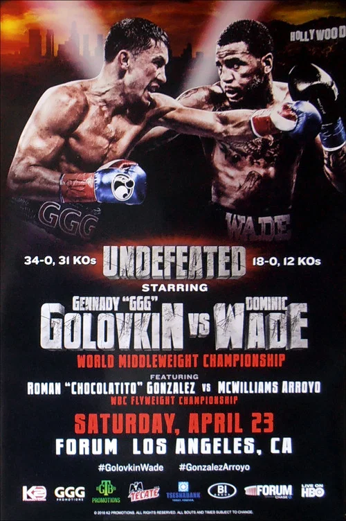 Gennady Golovkin vs. Dominic Wade постер