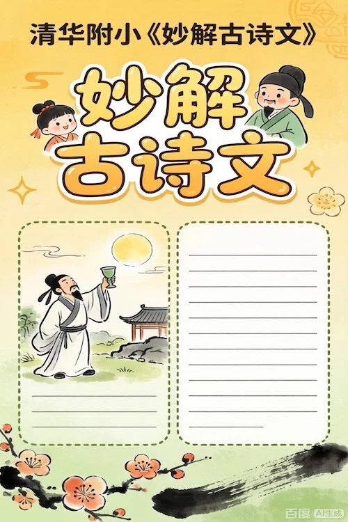 清华附小《妙解古诗文》 постер