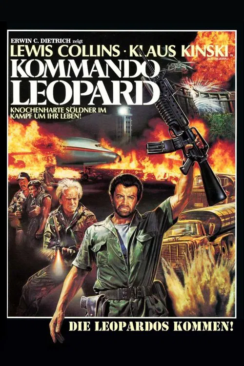 Коммандо-леопард постер