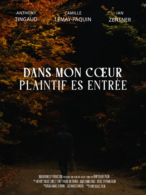 Dans mon cœur plaintif es entrée постер