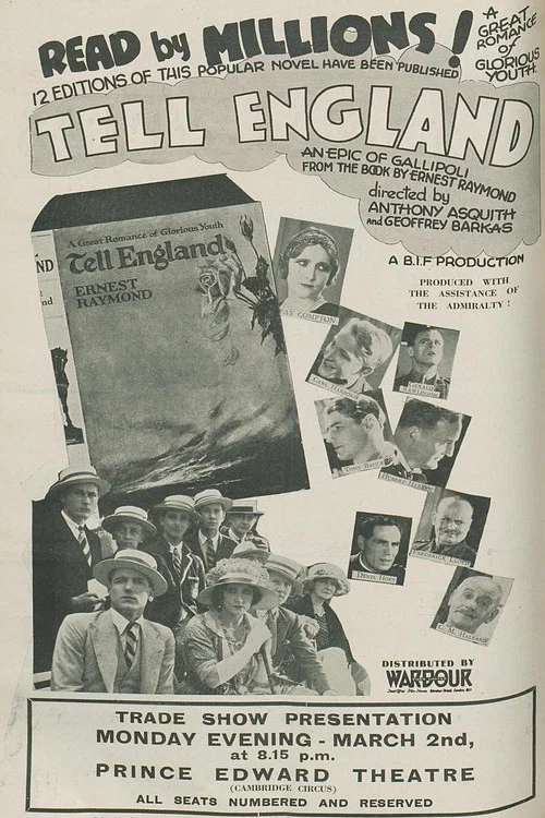 Tell England постер