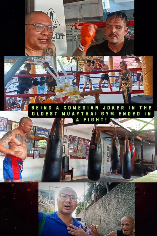 Being a Comedian Joker in the Oldest Muaythai Gym ended in a Fight! постер