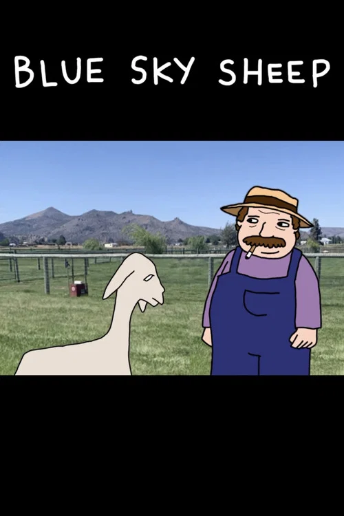 Blue Sky Sheep постер