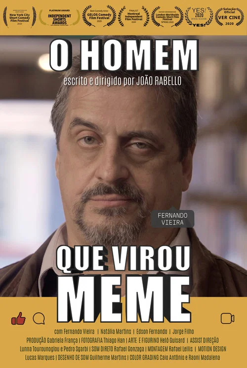 O Homem Que Virou Meme постер
