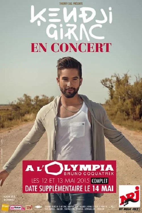 Kendji Girac à l'Olympia постер