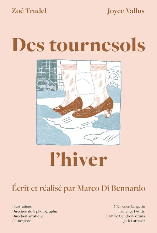 Des tournesols l'hiver постер