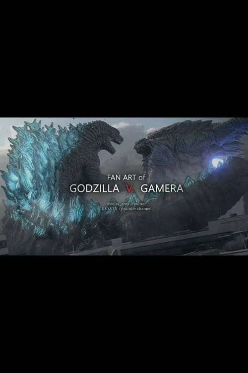 Godzilla V. Gamera постер