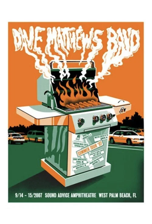 Dave Matthews Band: Sound Advice Amphitheatre - West Palm Beach, FL - 9/14/07 постер
