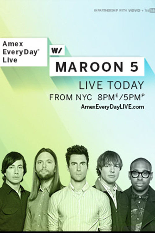 Maroon 5 - Live In Bowery Ballroom постер
