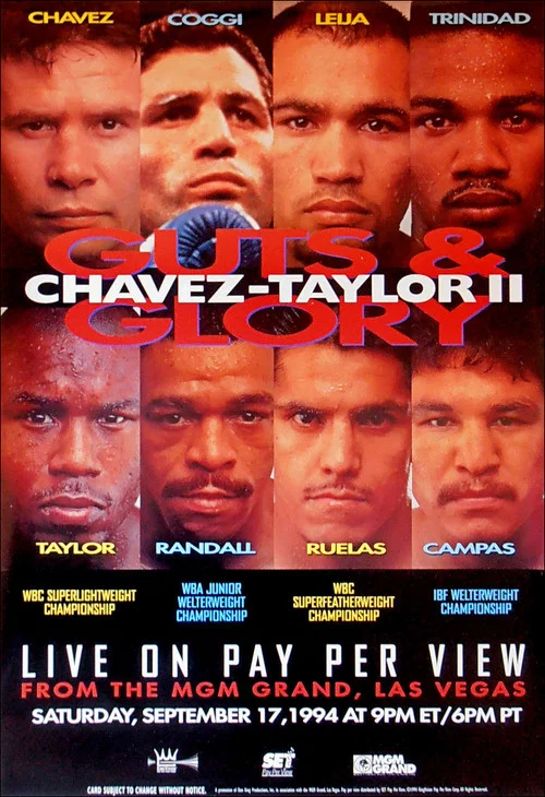 Julio César Chávez vs. Meldrick Taylor II постер