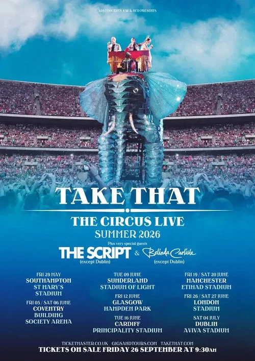 Take That live from Etihad Stadium постер