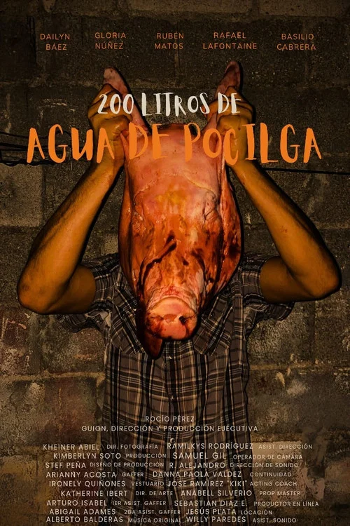 200 LITROS DE AGUA DE POCILGA постер