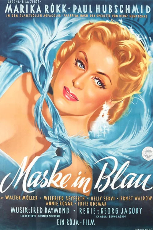 Maske in Blau постер