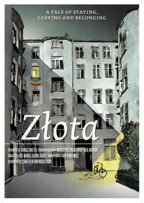 Złota постер