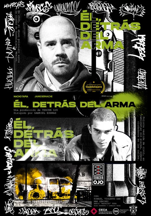 Él, detrás del arma постер