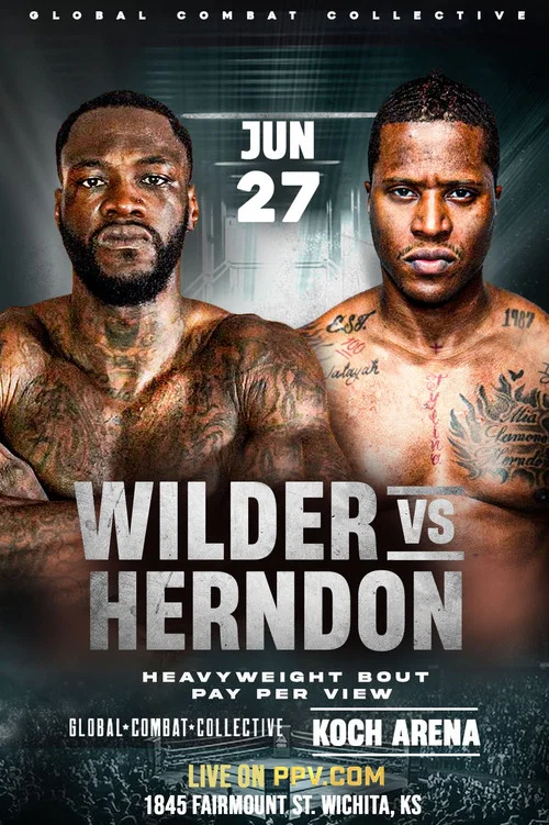 Deontay Wilder vs. Tyrrell Herndon постер