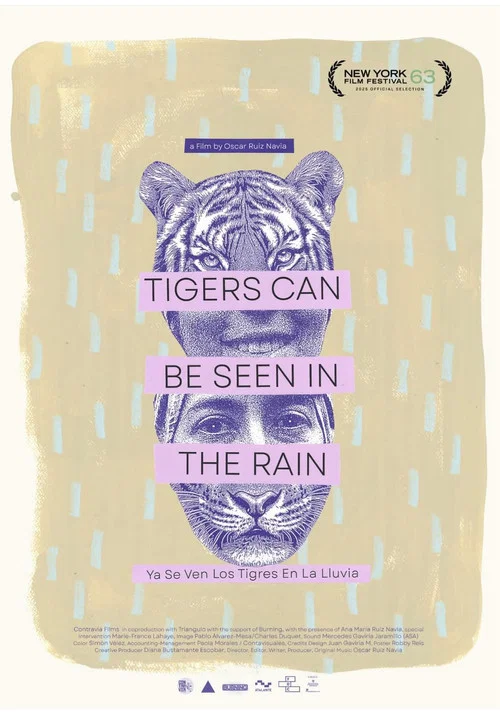 Ya se Ven Los tigres en la lluvia постер
