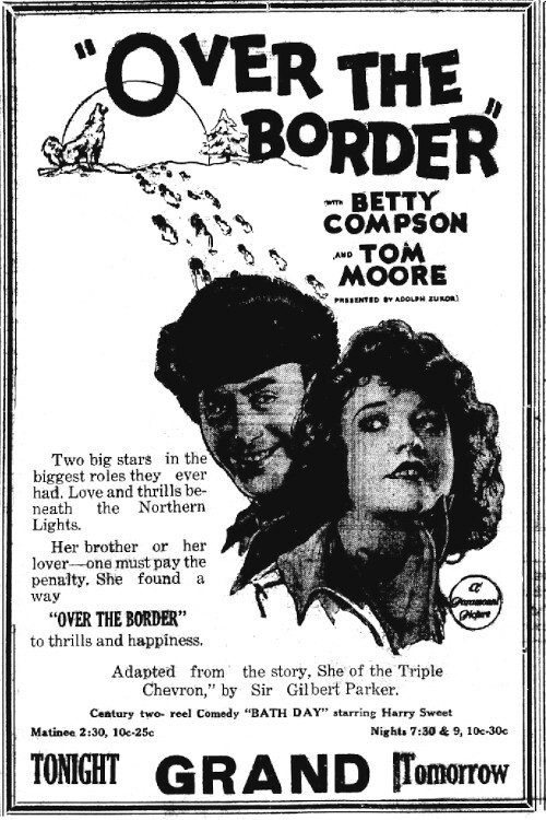 Over the Border постер