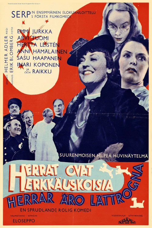 Herrat ovat herkkäuskoisia постер