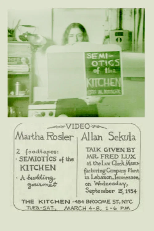 Semiotics of the Kitchen постер