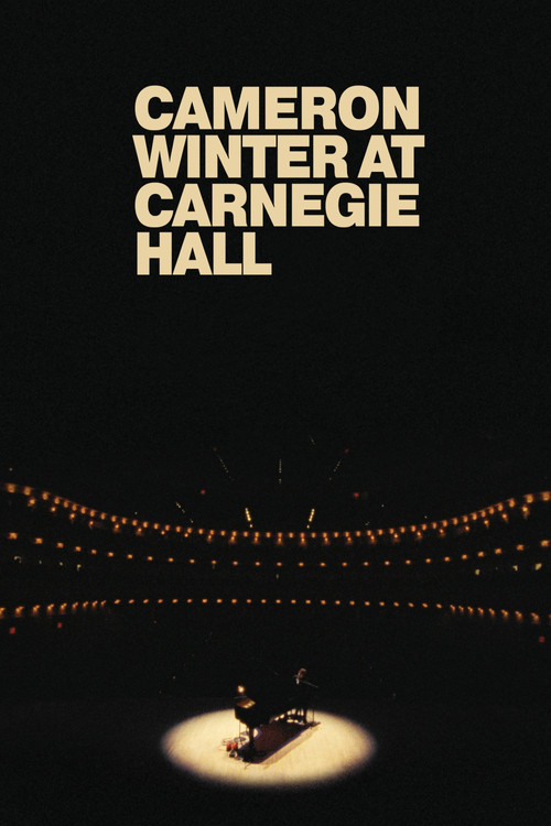 Cameron Winter at Carnegie Hall постер