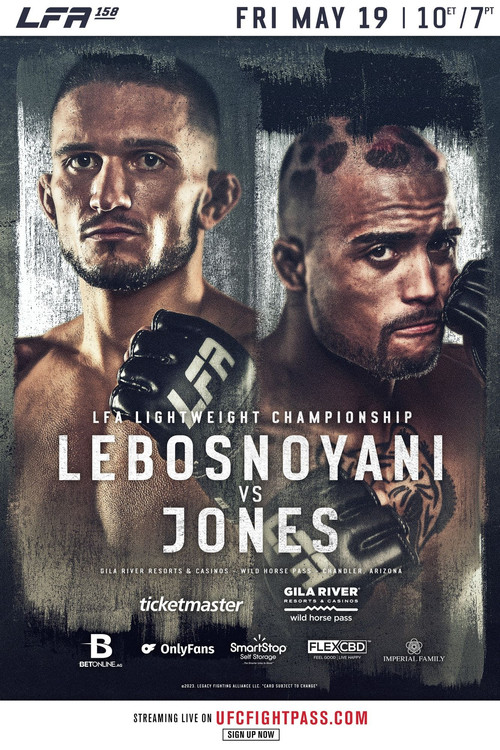 LFA 158: Jones vs. Lebosnoyani постер