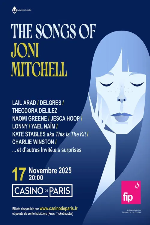 The Songs of Joni Mitchell Avec Yaël Naïm, Charlie Winston, Delgrés… постер