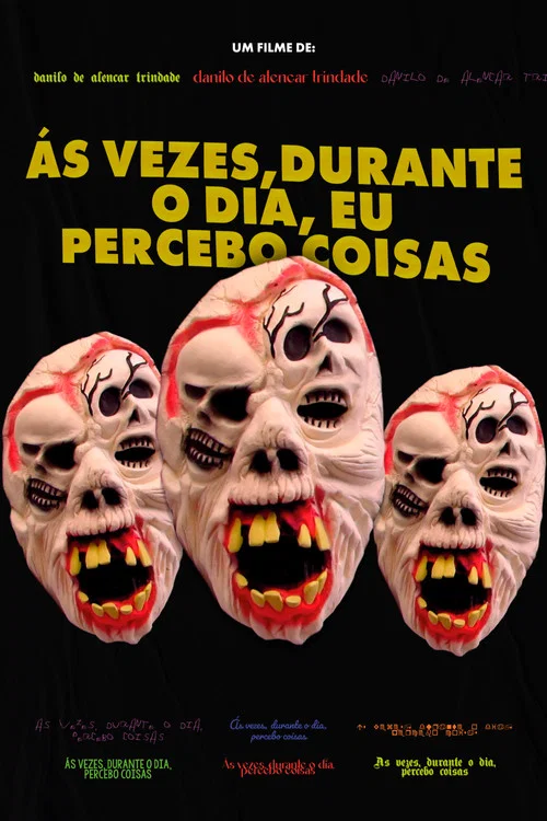Ás vezes, durante o dia, percebo coisas постер