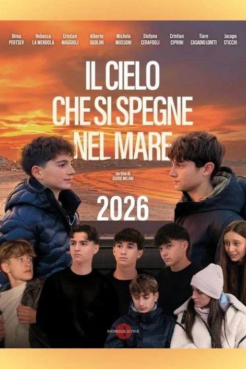 Il cielo che si spegne nel mare постер