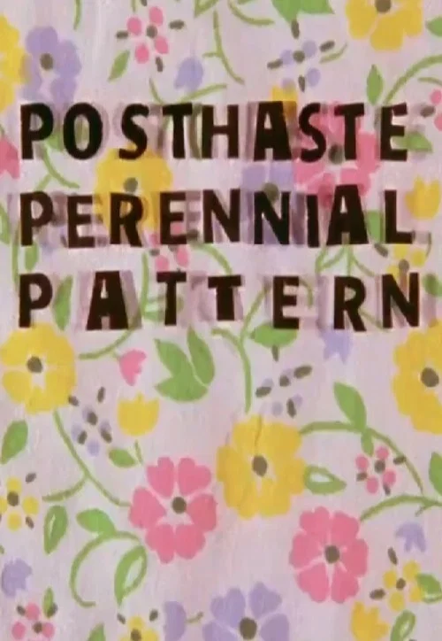 Posthaste Perennial Pattern постер
