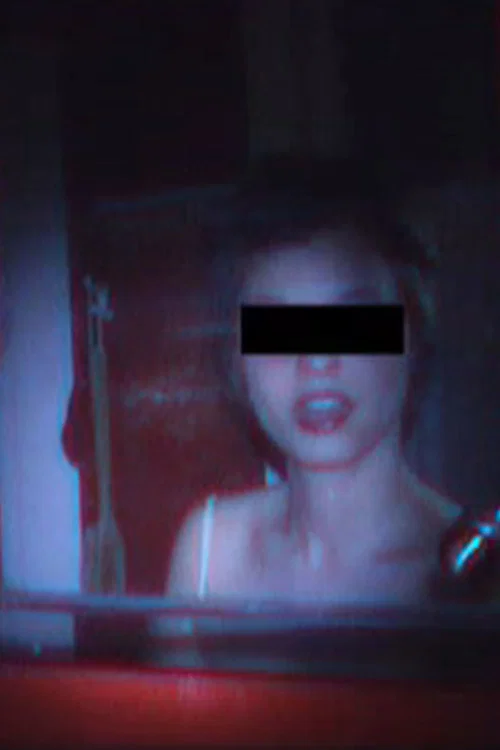 Nobody listens to a hysterical woman постер