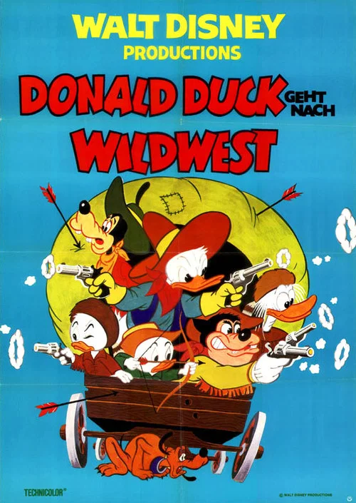 Donald Duck Goes West постер