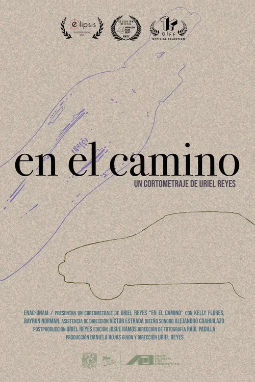 En el camino постер
