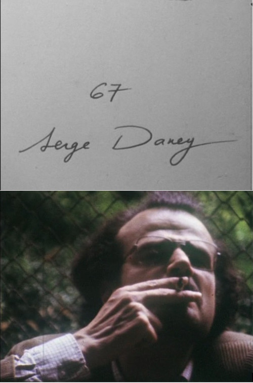 Cinématon N°67 Serge Daney постер