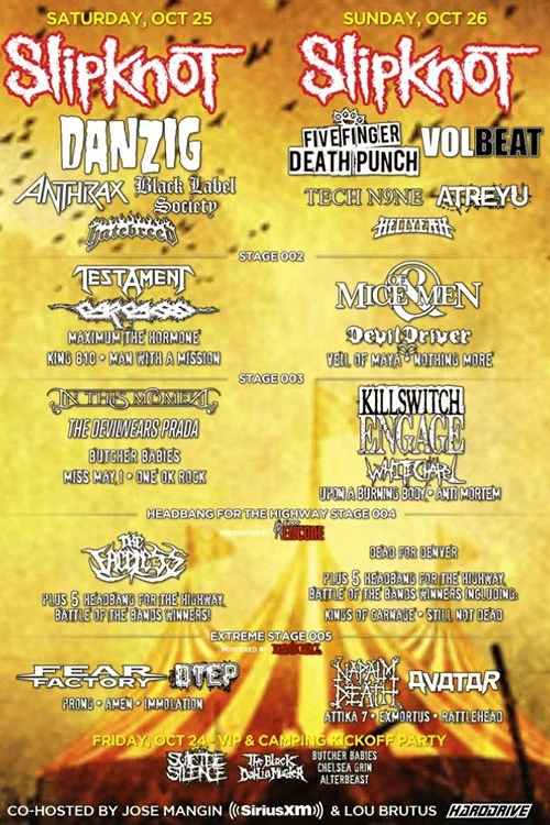 Slipknot - Live at KnotFest 2014 (Day 2) постер