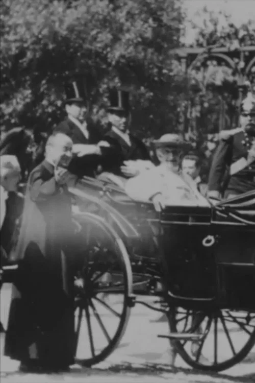 Pope Leo XIII in His Carriage постер