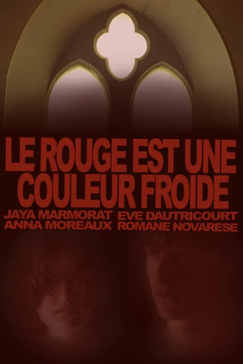 le rouge est une couleur froide постер