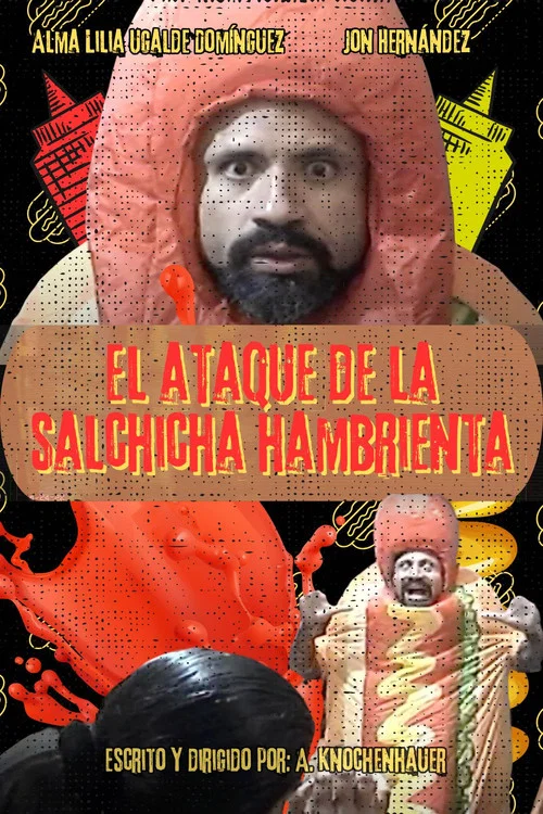 El ataque de la salchicha hambrienta постер