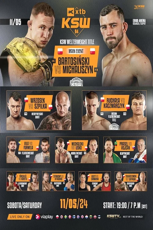 KSW 94: Wrzosek vs. Szpilka постер
