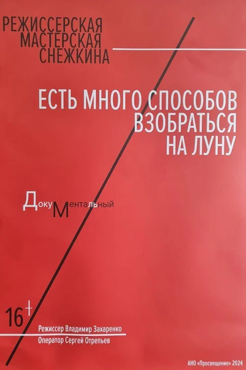 Есть много способов взобраться на луну постер