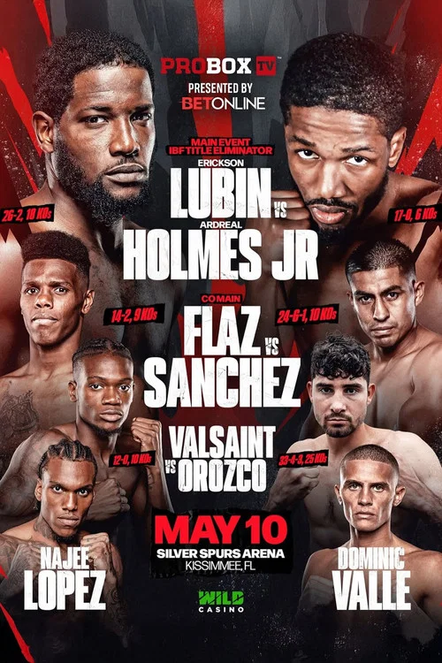 Erickson Lubin vs. Ardreal Holmes Jr постер