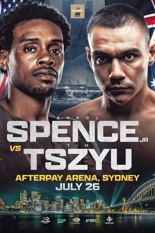 Errol Spence Jr. vs. Tim Tszyu постер