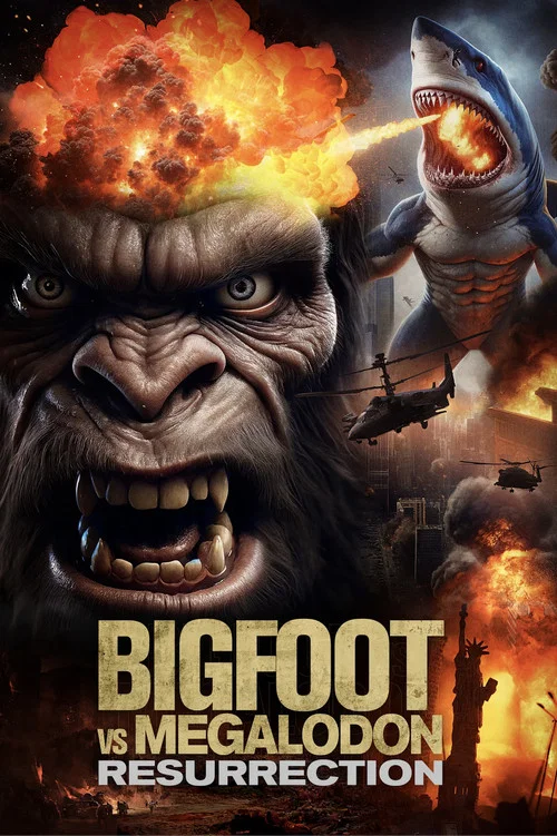 Bigfoot vs Megalodon: Resurrection постер