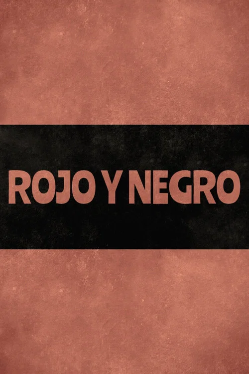 Rojo y negro постер