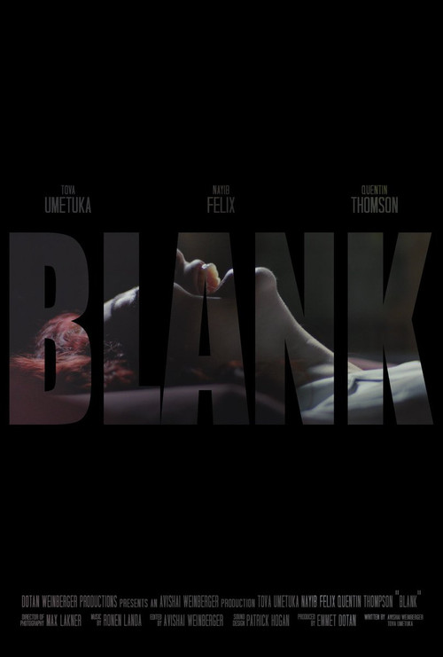 Blank постер
