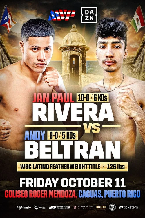 Jan Paul Rivera vs. Andy Beltran постер